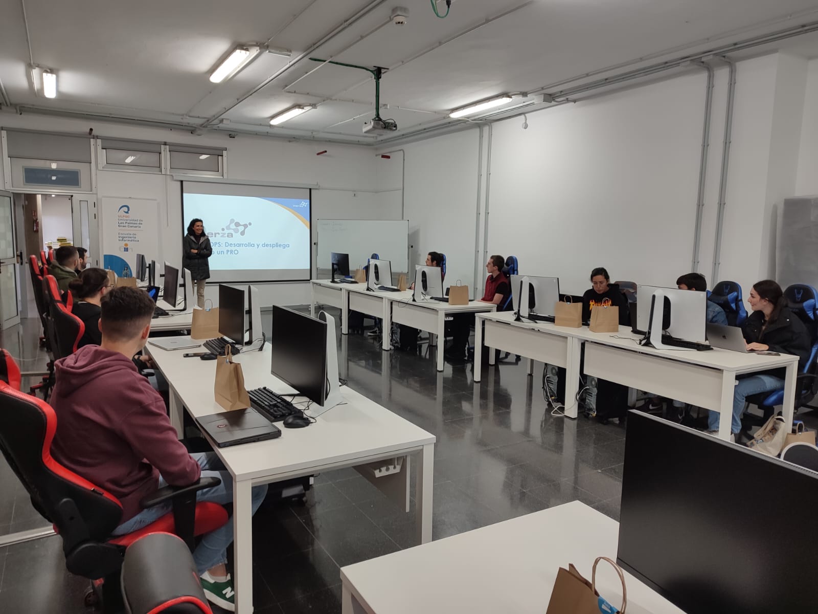 Inetel clausura con éxito su segundo taller en la Escuela de Ingeniería Informática de la ULPGC