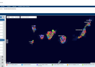 Desarrollamos el mapa interactivo de centros educativos para el Gobierno de Canarias